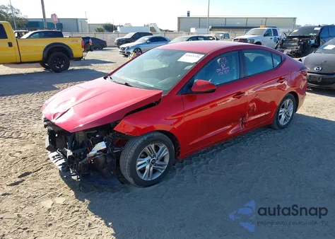 2020 Hyundai Elantra Sel из США, поврежденный, VIN 5NPD84LF4LH587277